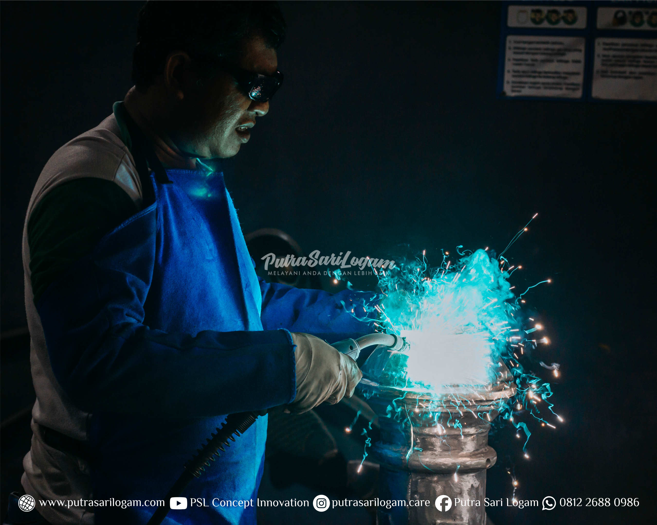 Proses Assembling Pada Tiang Lampu