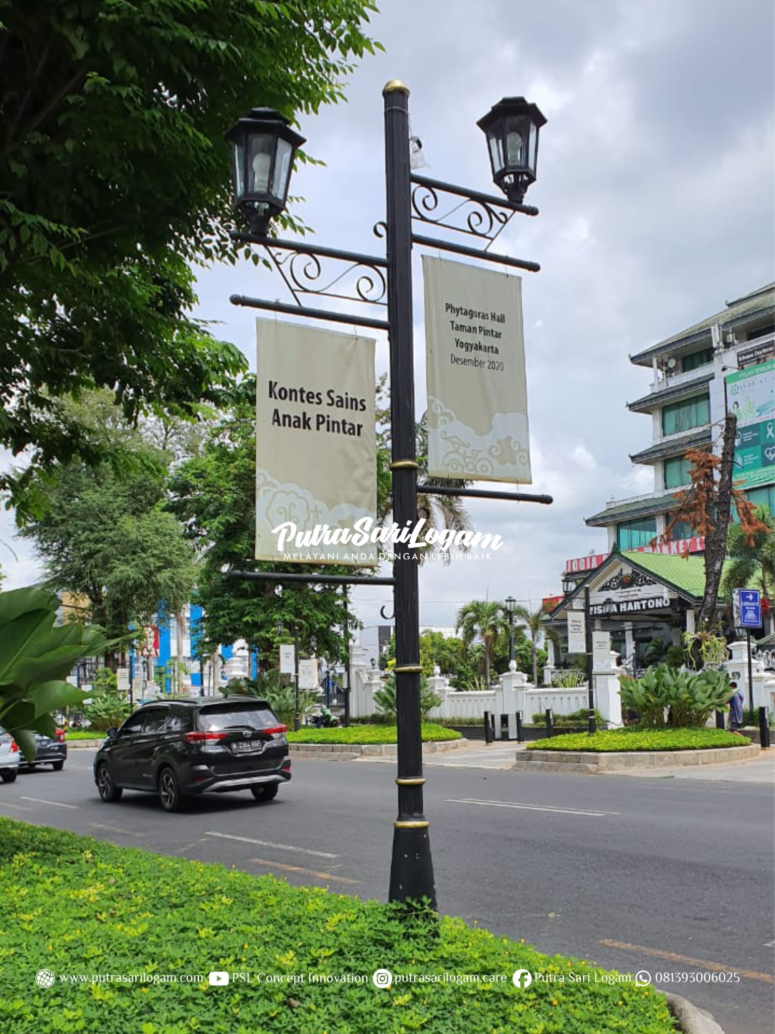 Tiang Lampu Unique Yogyakarta