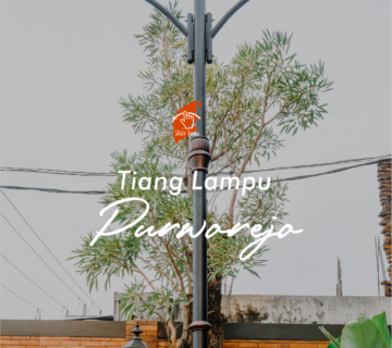 Tiang Lampu Dual Arms Untuk Kota Purworejo
