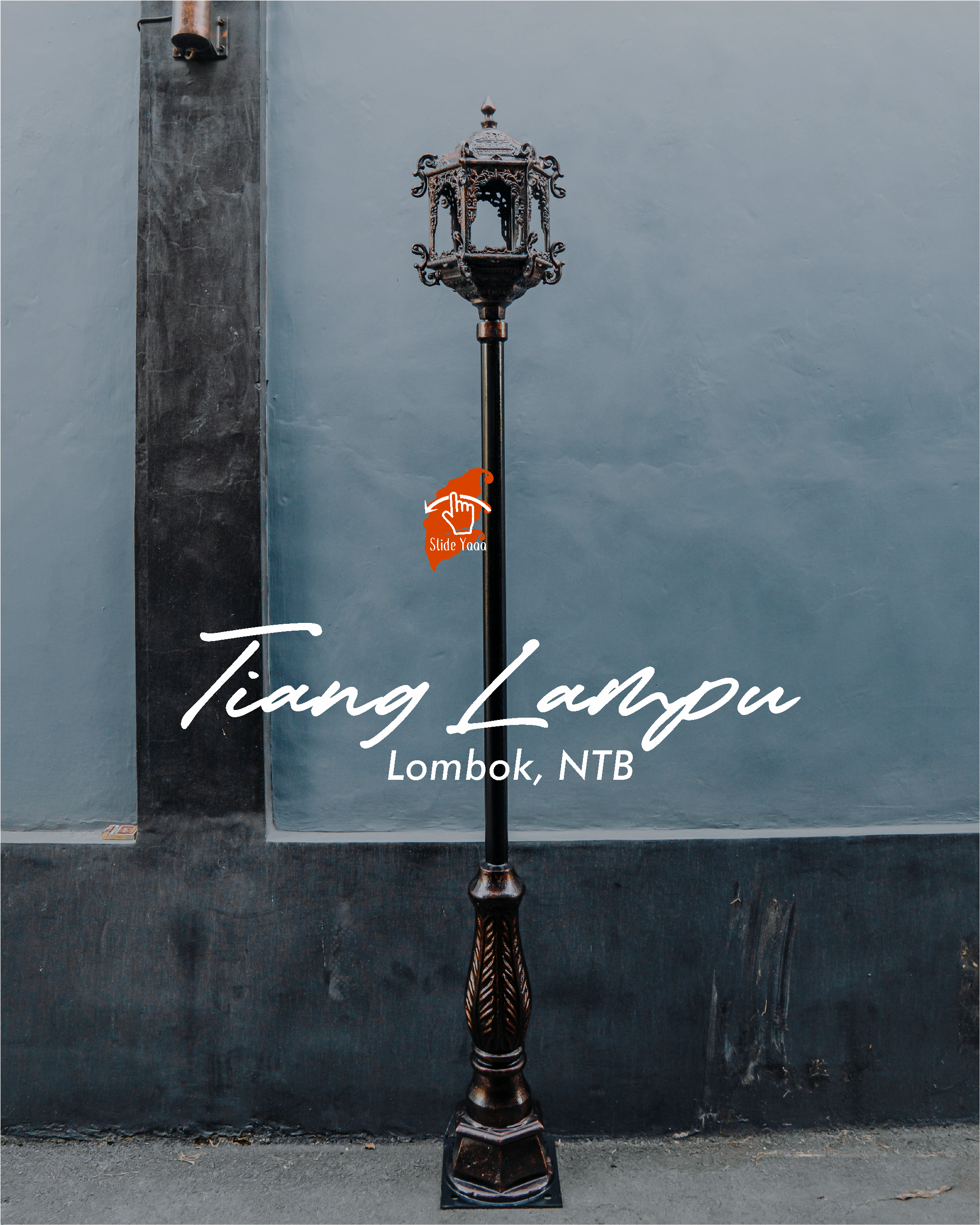 Tiang Lampu Single Arm Untuk NTB