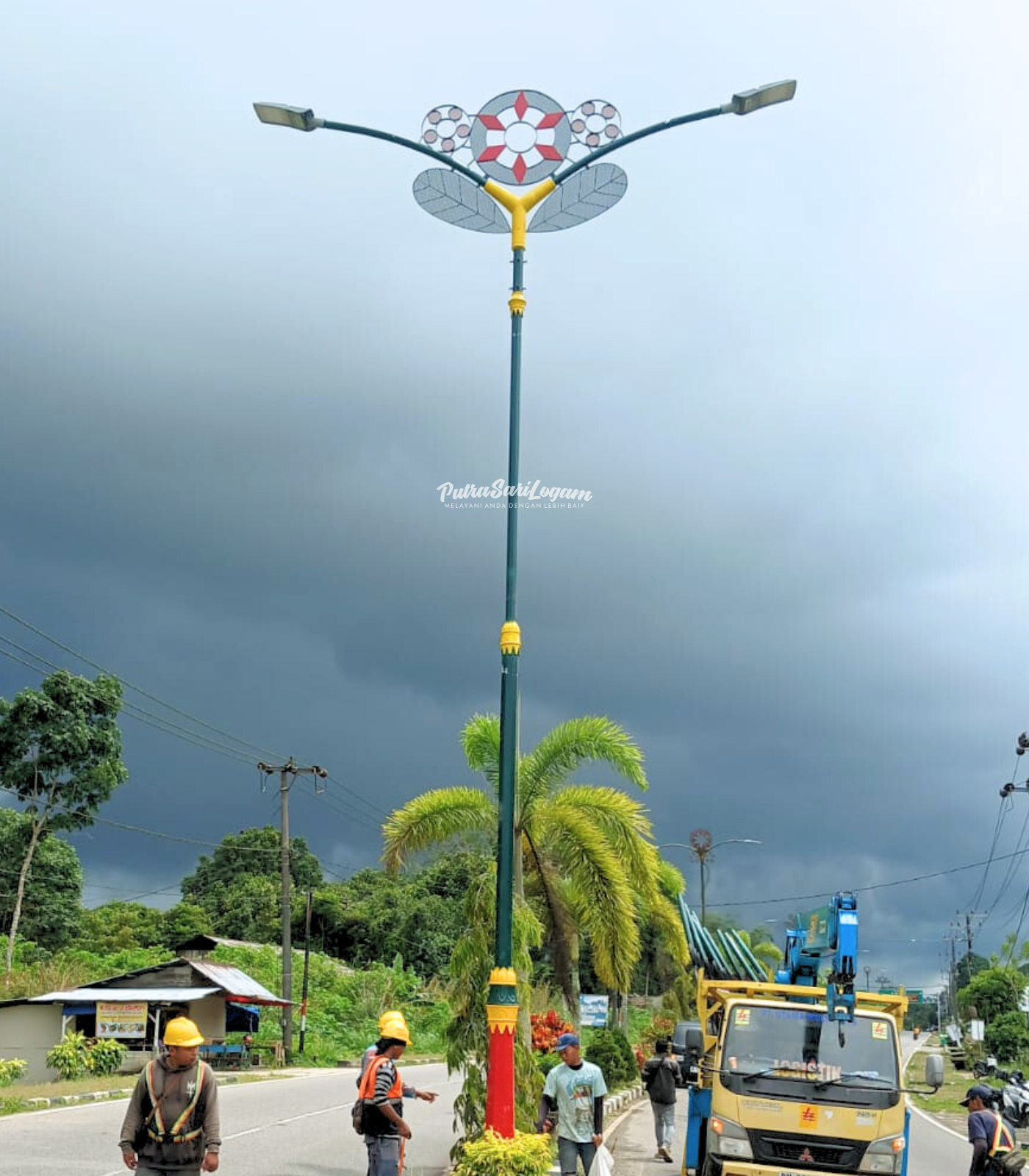 Tiang Lampu New Custom Hadir Untuk Belitung