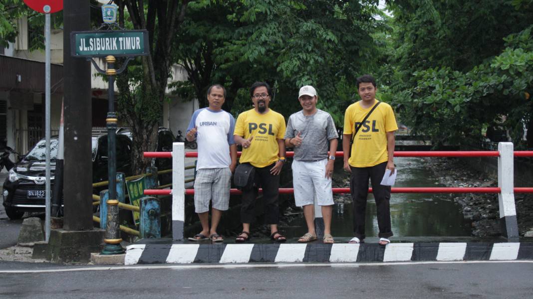 proyek tiang papan nama jalan siburik belitung