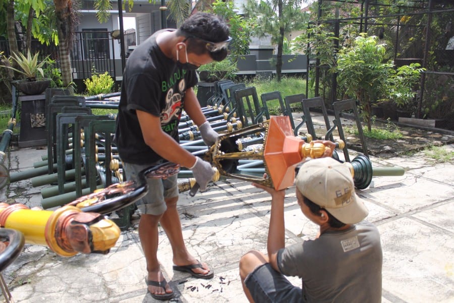 proyek tiang lampu cabang cor lombok tengah