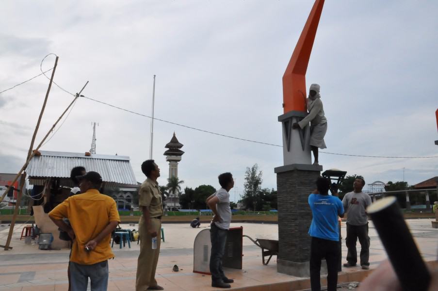 proyek tiang lampu kabupaten rembang