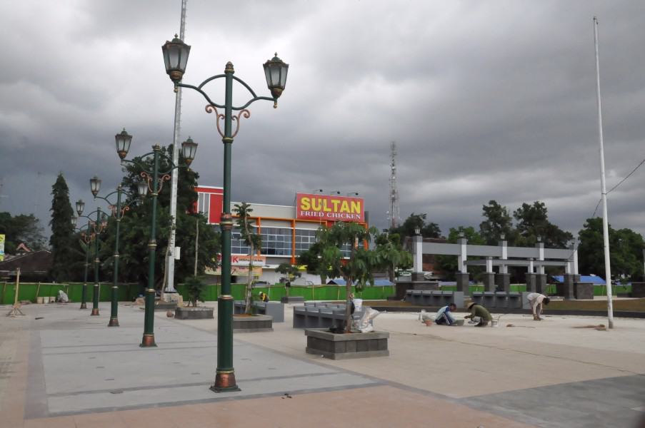 proyek tiang lampu antik kabupaten rembang