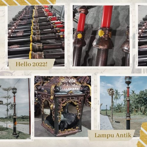 Kolaborasi Produksi Tiang Lampu Tunggal dengan Daerah Lombok
